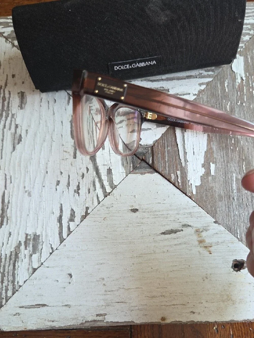 Dolce & Gabbana Women's Pink Gradient Optical Glasses